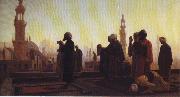 Jean - Leon Gerome Rooftop Prayer oil painting artist